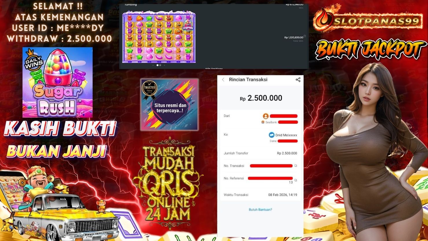 SLOTPANAS99 JACKPOT SLOT SUGAR RUSH